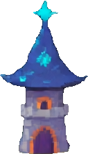Entorno de la Torre del Mago C — sprite pixel art 127×222