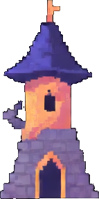 Carrelage de la Tour du Magicien D — sprite pixel art 256×384