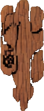Woodcut Village Environment C - 86x218 pixel art sprite