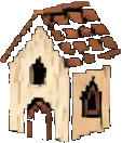 Woodcut Village Structure C - 113x132 pixel art sprite