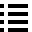Ícone de visualização de lista