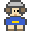 Personnage Chevalier de pixels