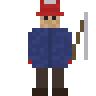 Pescador de Gelo (Pixel Art)