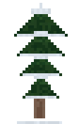 Árvore de Pinheiro de Neve